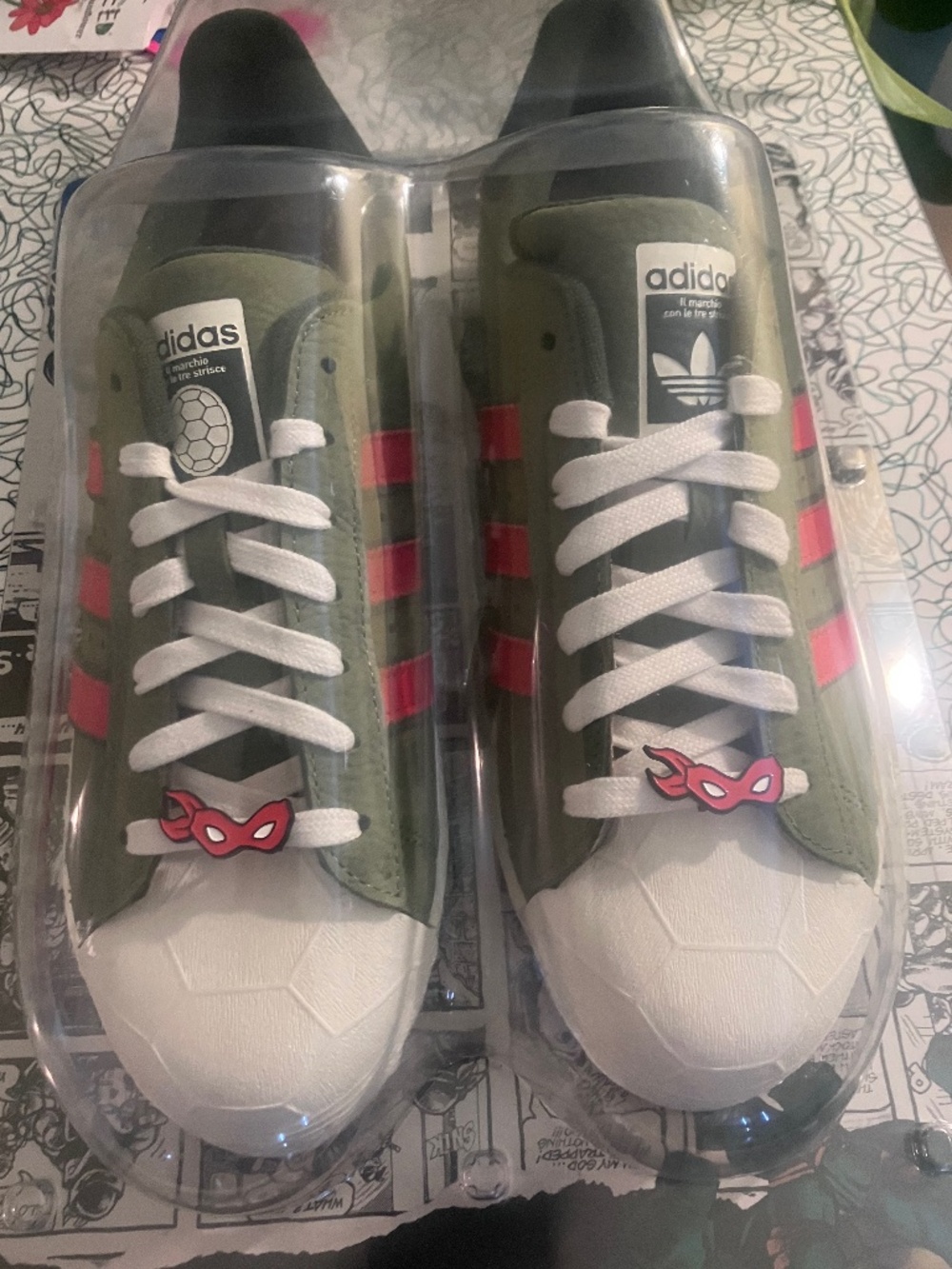 Adidas teenaged mutant ninja turtle shoes